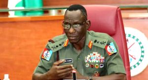 former Chief of Defence Staff Lucky Irabor