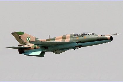 File photo: Nigerian Air Force jet