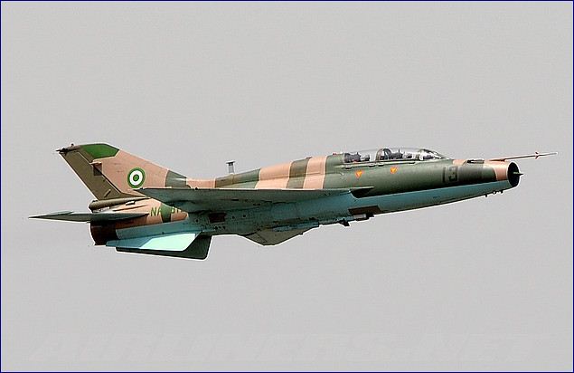 File photo: Nigerian Air Force jet