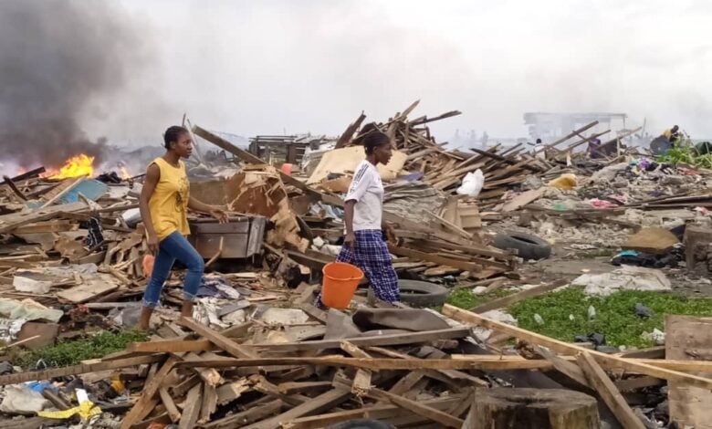 We Are Not Animals Oworonshoki Resident Begs Lagos Government for Relief