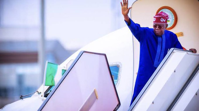President Tinubu Departs Lagos For Europe