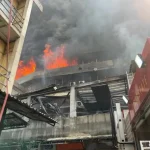 Fire 22 Storey Building in Lagos