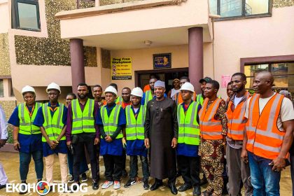 Alausa Visits Lagos T-VET Centre