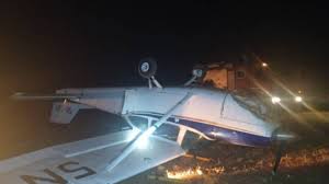 Four Escape Unhurt as Skypower Express Aircraft Crashes During Emergency Landing in Owerri