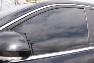 An illustrative image of tinted car glass