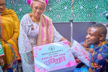 Remi Tinubu Unveils Nigeria’s First Baby of 2026 in Abuja