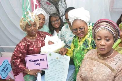 Sanwo-Olu’s Wife Marks Arrival of Lagos’ First Babies of 2026