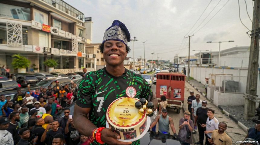 IShowSpeed Marks 50 Million Subscribers in Lagos