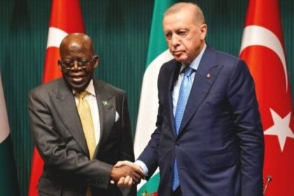 President Bola Tinubu and Turkish President Recep Tayyip Erdoğan