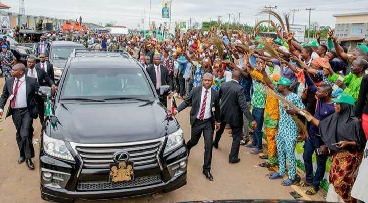 File photo of a government convoy