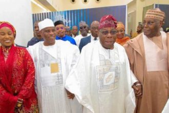 Obasanjo, Atiku Lead Leaders at Tambuwal Colloquium