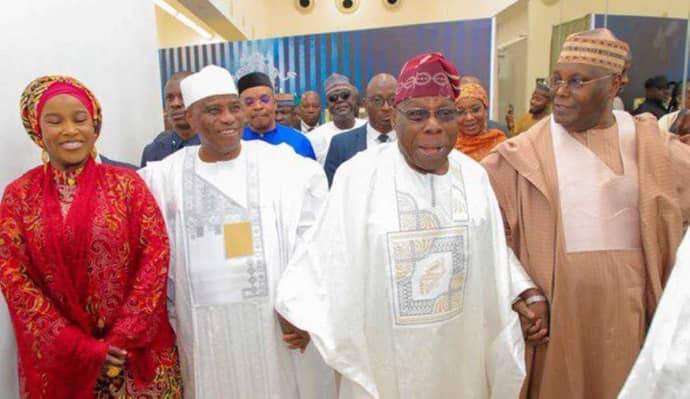 Obasanjo, Atiku Lead Leaders at Tambuwal Colloquium
