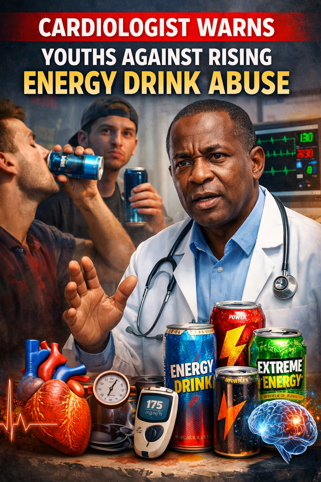 Cardiologist Warns Youths Against Rising Energy Drink Abuse