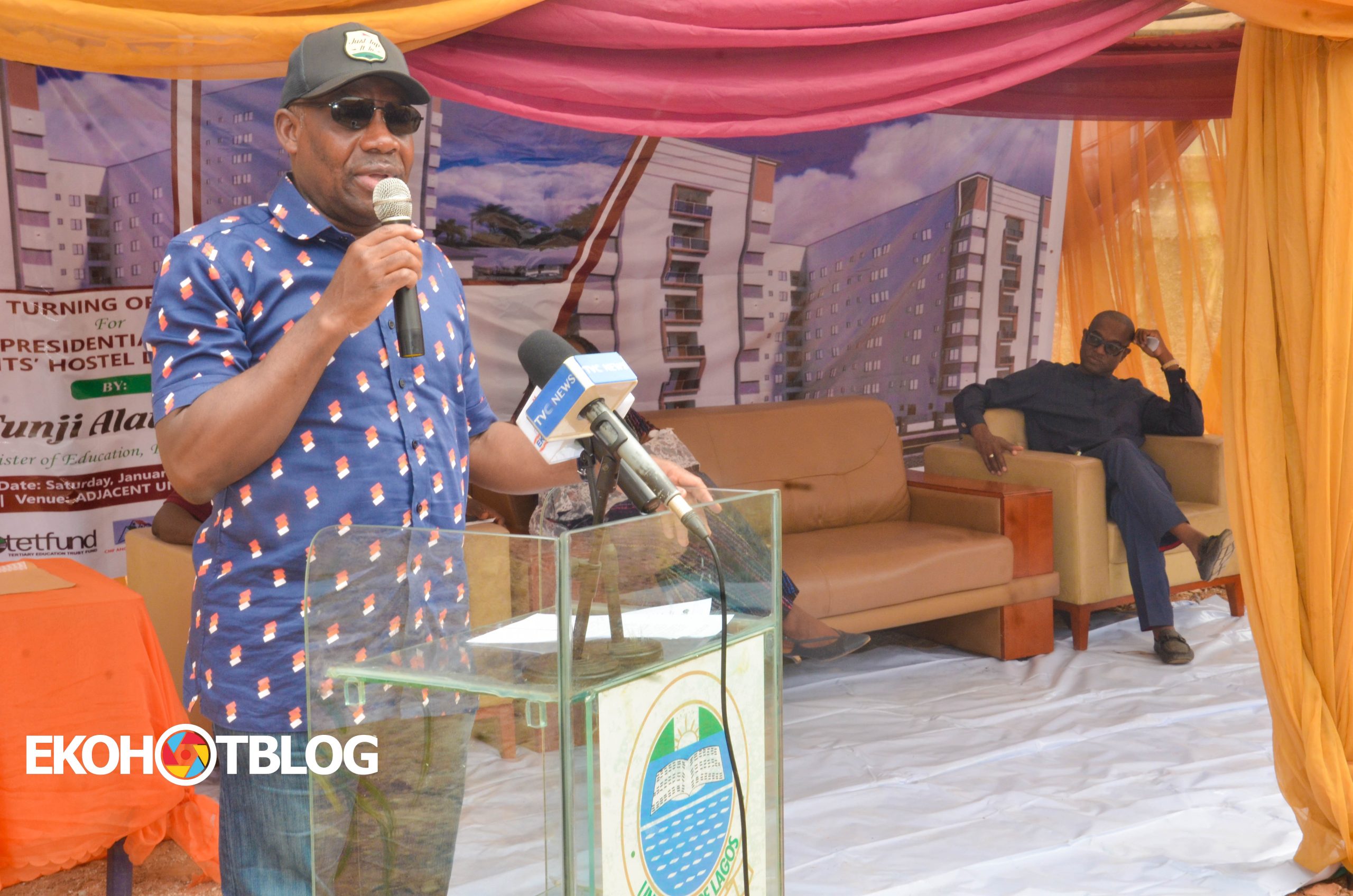 Alausa Flags Off TETFund Hostel Project at UNILAG