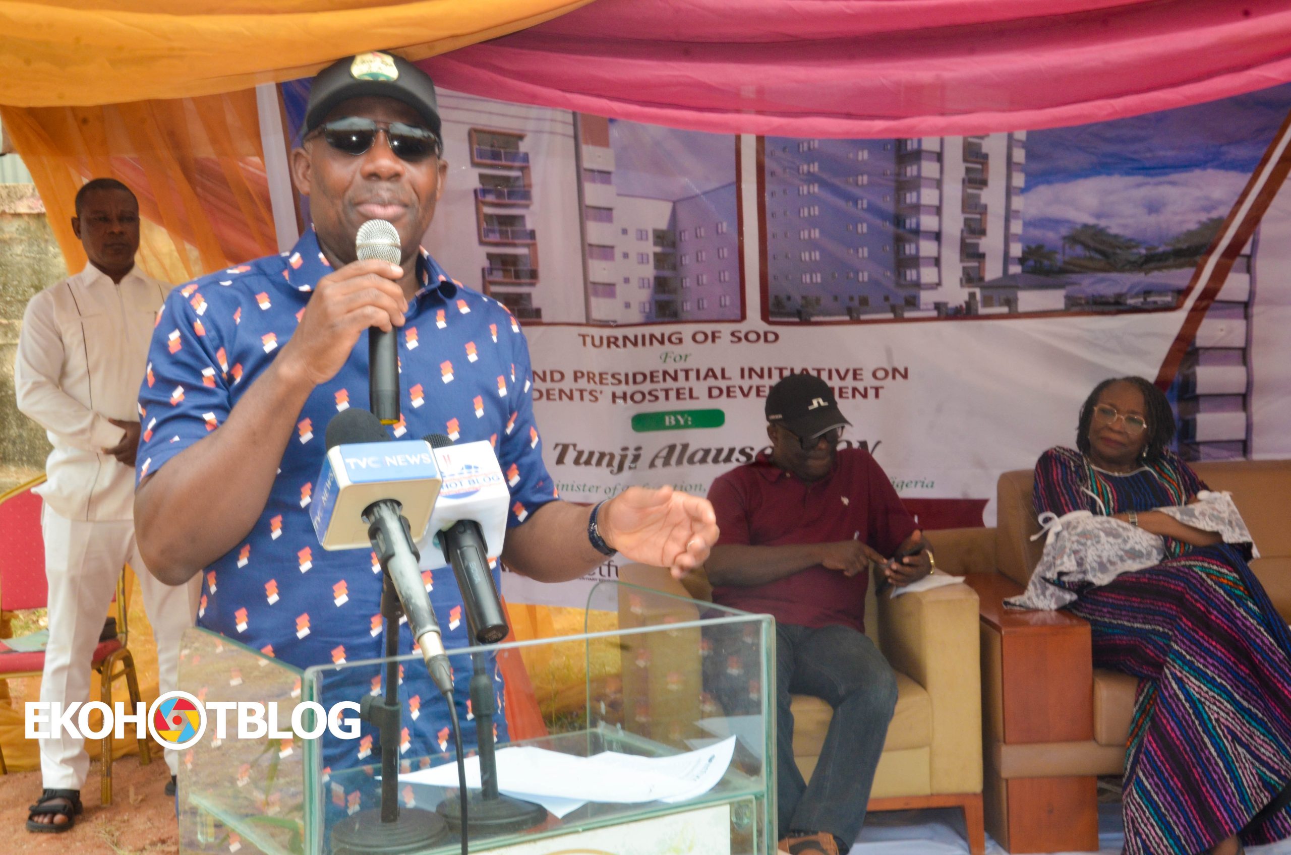 Alausa Flags Off TETFund Hostel Project at UNILAG