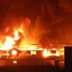 ‎Hoodlums Loot Lagos Warehouse Amid Chemical Fire at Mile II