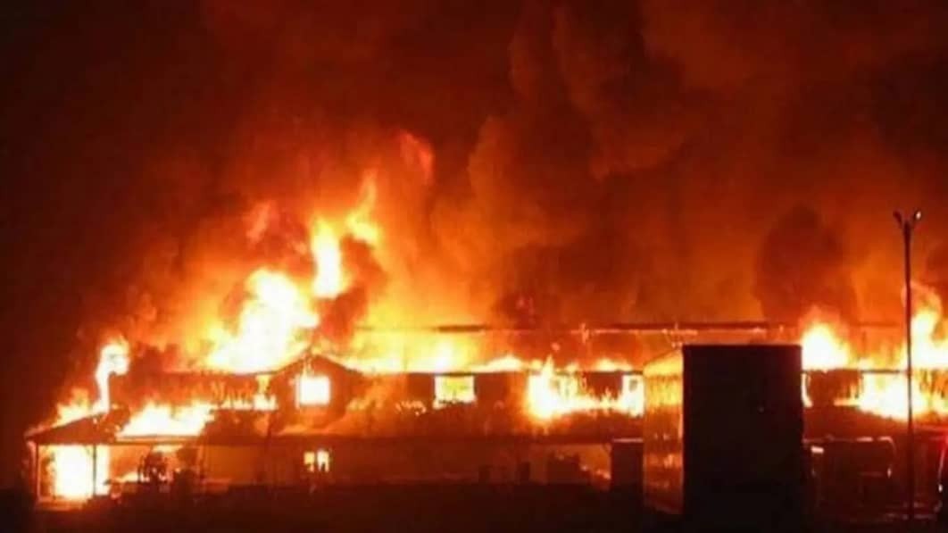 Fire Razes Ajegunle Shopping Complex, Goods Worth Millions Lost