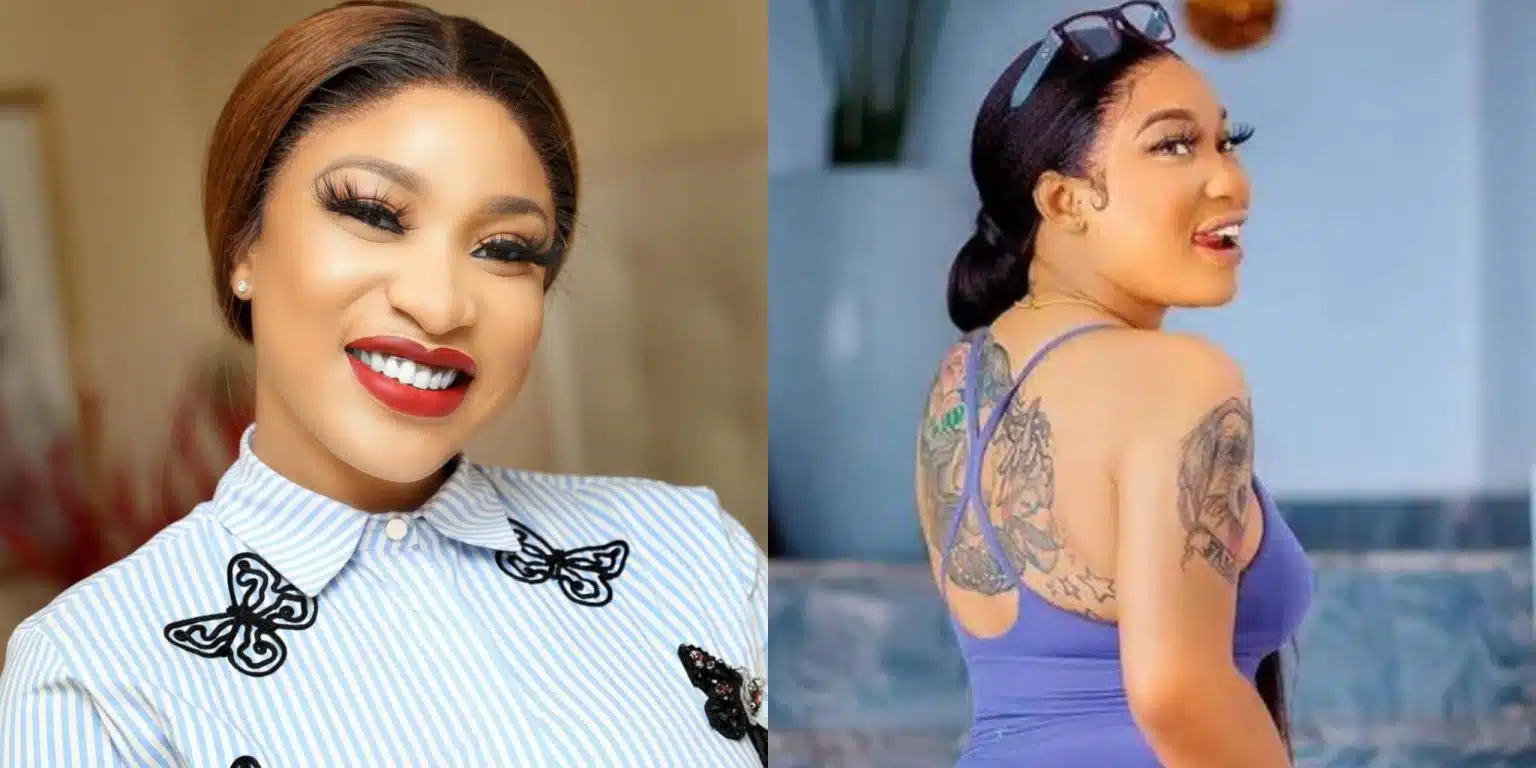 Tonto Dikeh Explains Why She Won’t Remove Tattoos