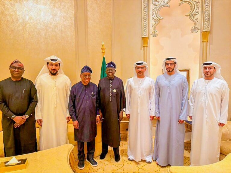 ‎Tinubu Briefed as Nigeria, Abu Dhabi Ports Group Sign Key Maritime MoU