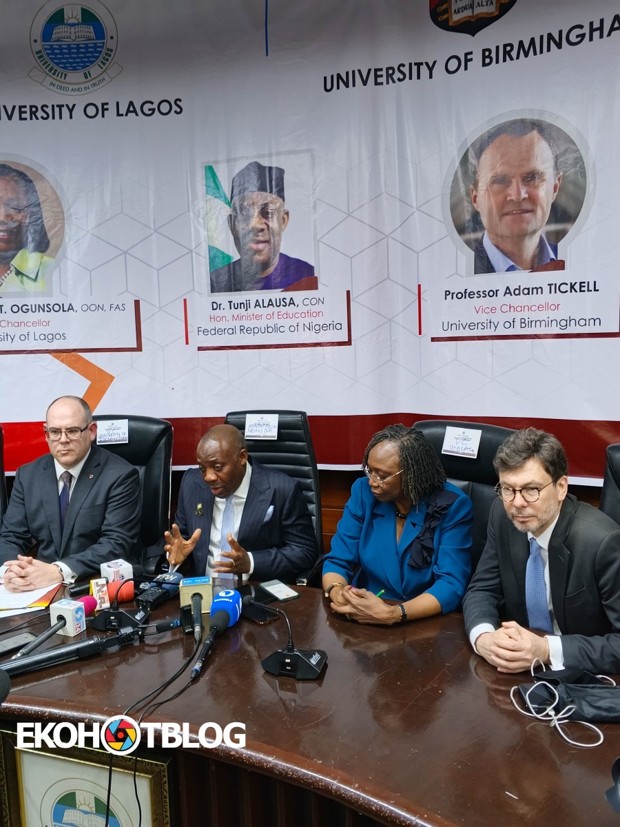 UNILAG, Birmingham University Seal MoU on Transnational Education