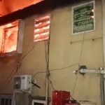 VIDEO: Fire Destroys Millions Worth of Goods at Lagos Computer Village