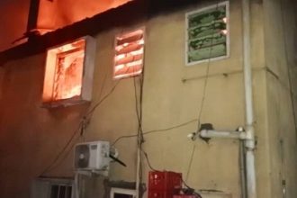 VIDEO: Fire Destroys Millions Worth of Goods at Lagos Computer Village