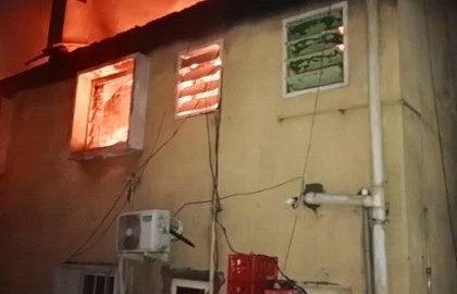 VIDEO: Fire Destroys Millions Worth of Goods at Lagos Computer Village