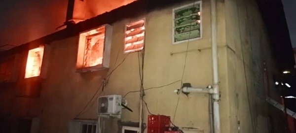 VIDEO: Fire Destroys Millions Worth of Goods at Lagos Computer Village