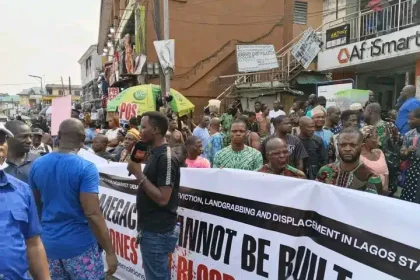 PHOTOS: Lagos Residents Protest Forced Evictions, Demolitions in Waterfront Communities