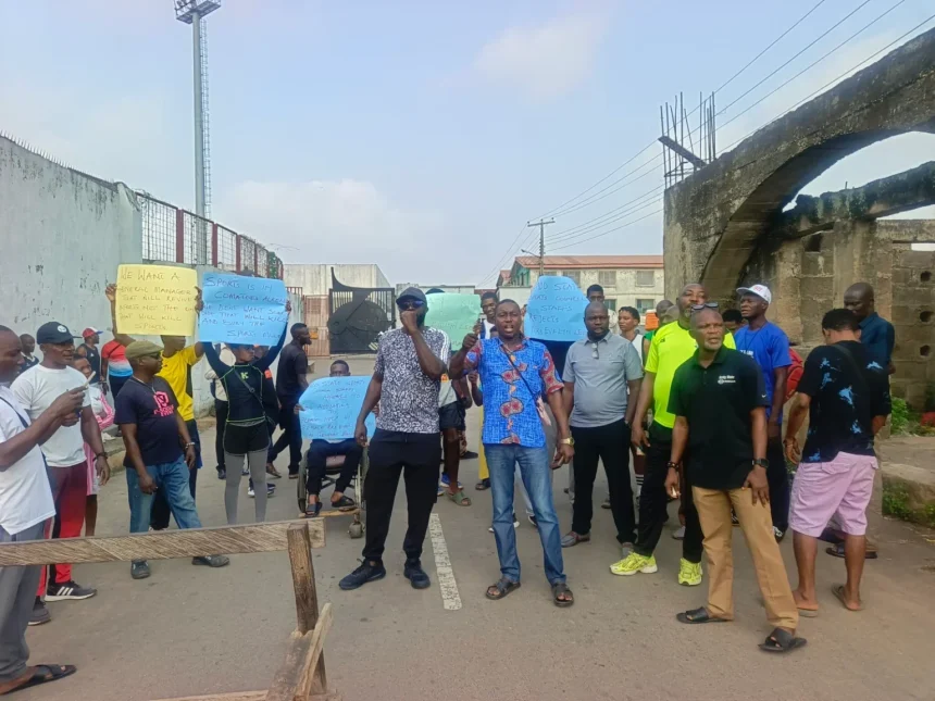 Protest Halts Activities at Akure Sports
