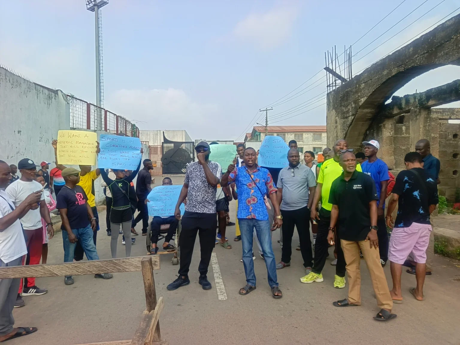 Protest Halts Activities at Akure Sports
