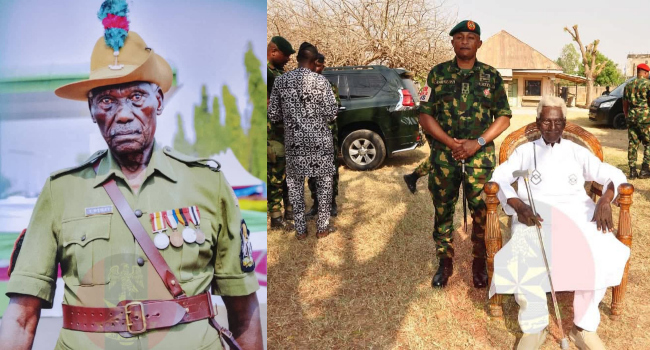 Nigerian Army Honours 106-Year-Old World War II Veteran in Taraba
