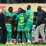 Senegal players staging a walkout in the AFCON 2025 final against Morocco on Sunday