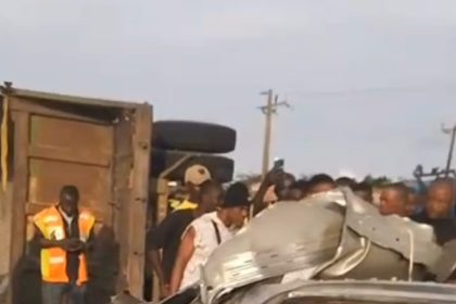 Granite-Laden Truck Kills Motorist, Injures Wife at Eleko Junction