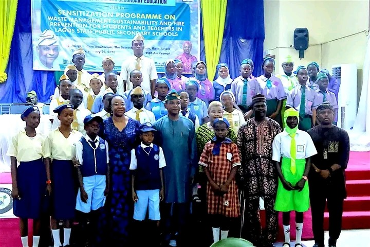‎Lagos Empowers Students as Safety Ambassadors on Environment, Fire Safety
