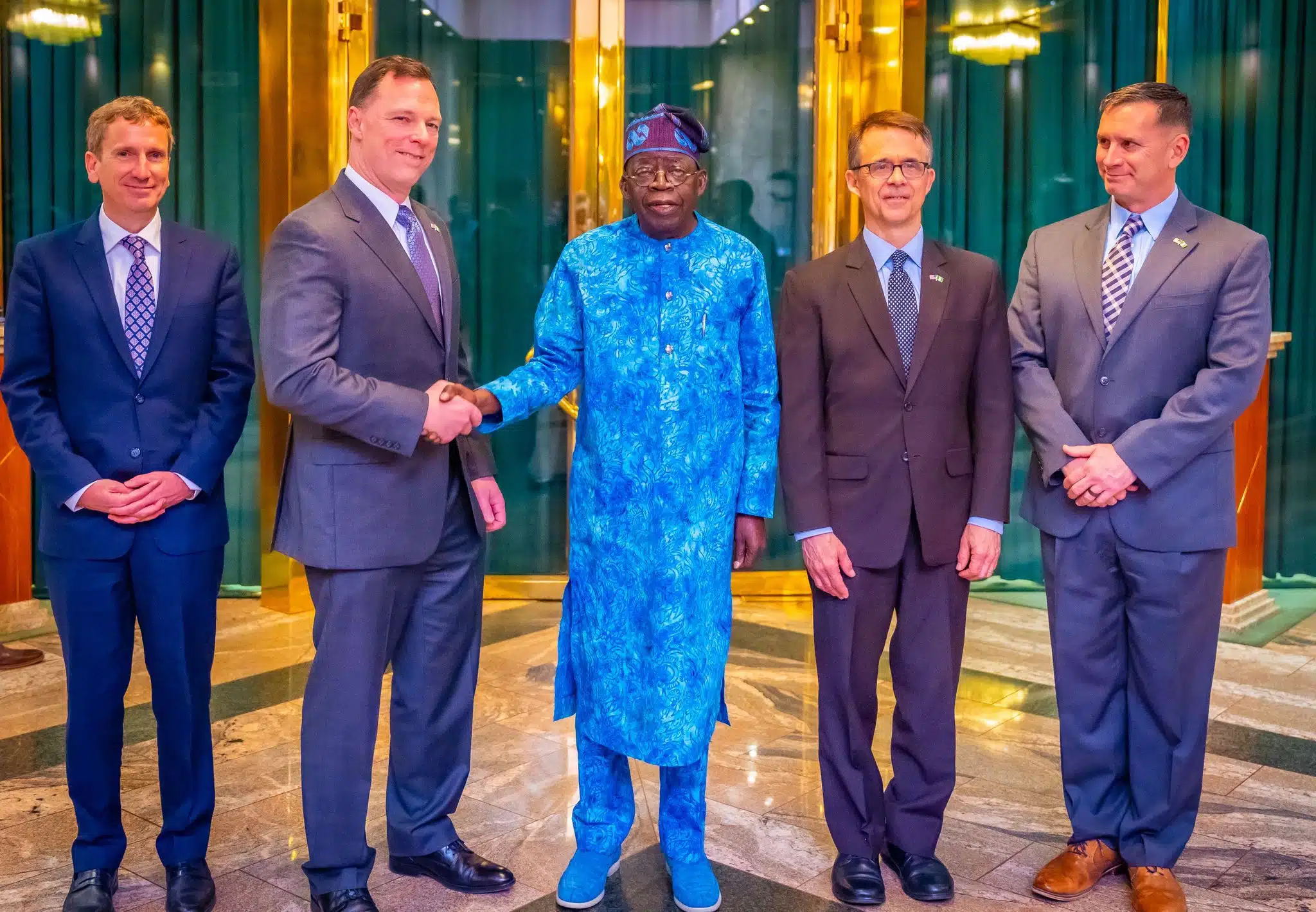 Tinubu US Military Officials Emerge