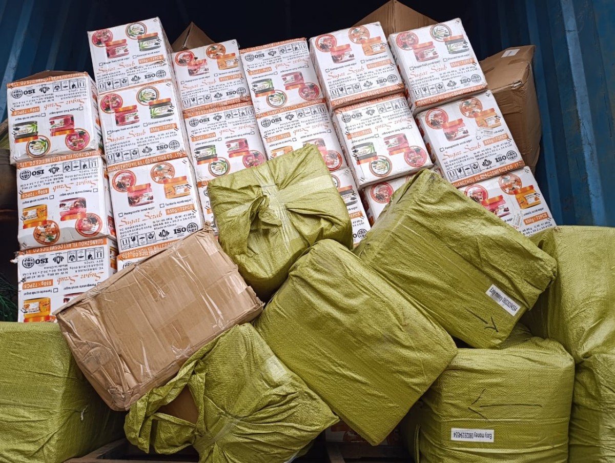 Seized products by NAFDAC