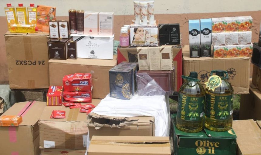 Seized products by NAFDAC