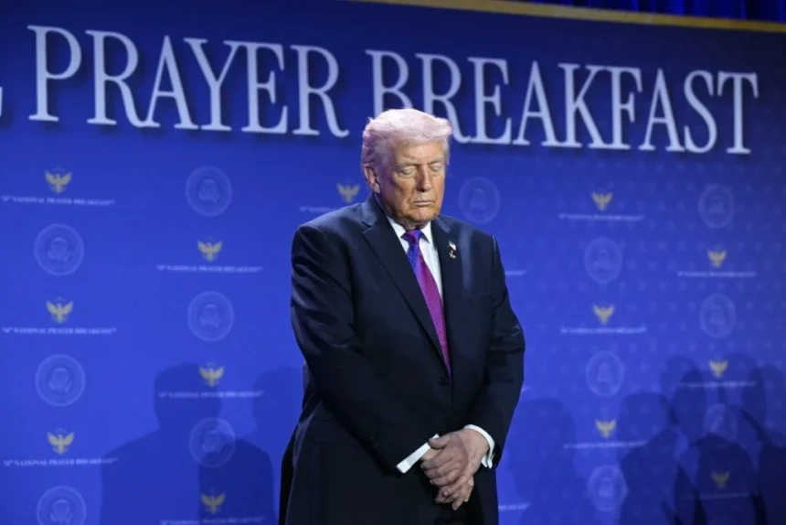Trump Recognises Nigeria’s First Lady at US Prayer Breakfast