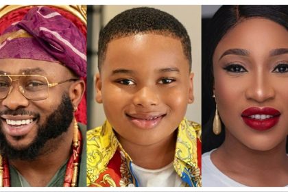 Tonto Dikeh Shares Emotional Father-Son Reunion