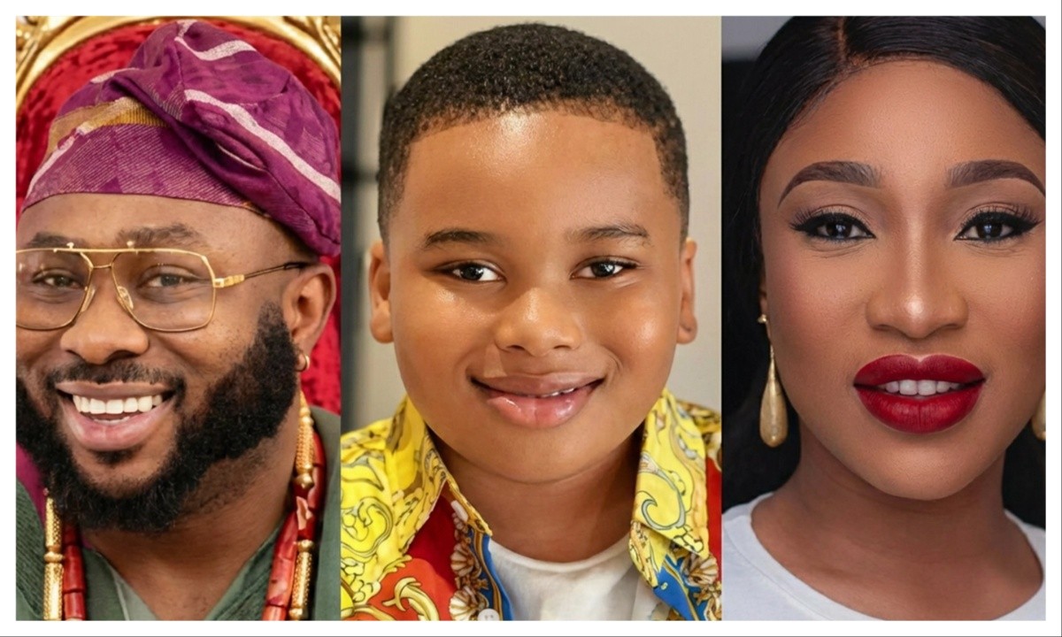 Tonto Dikeh Shares Emotional Father-Son Reunion