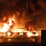 Fire Guts Petrol Station in Igbeti