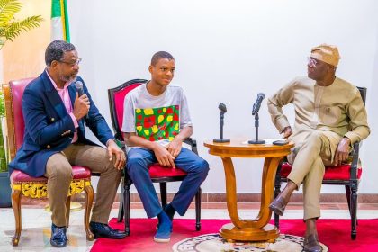 Autistic Teen Artist Kanyeyachukwu Meets Sanwo-Olu After Historic Guinness World Record