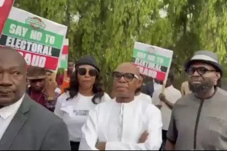 Rotimi Amaechi Joins Election Reforms Protest