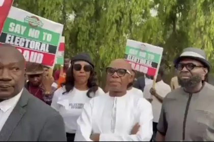 Rotimi Amaechi Joins Election Reforms Protest