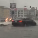 Heavy Rain Causes Flash Floods in Lekki