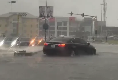 Heavy Rain Causes Flash Floods in Lekki