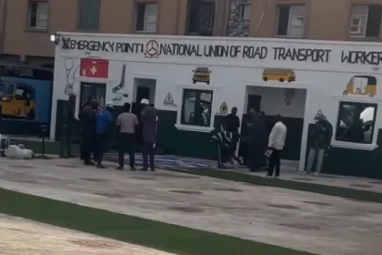 NURTW Dedicates Ultra-Modern Garage to Tinubu in Lagos