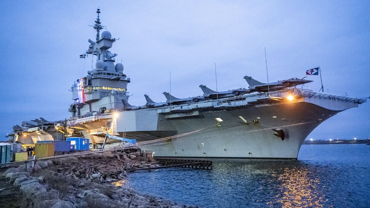 Sweden Jams Suspected Russian Drone Near French Carrier