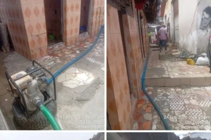 Lagos Seals Public Toilet for Dumping Sewage into Drainage